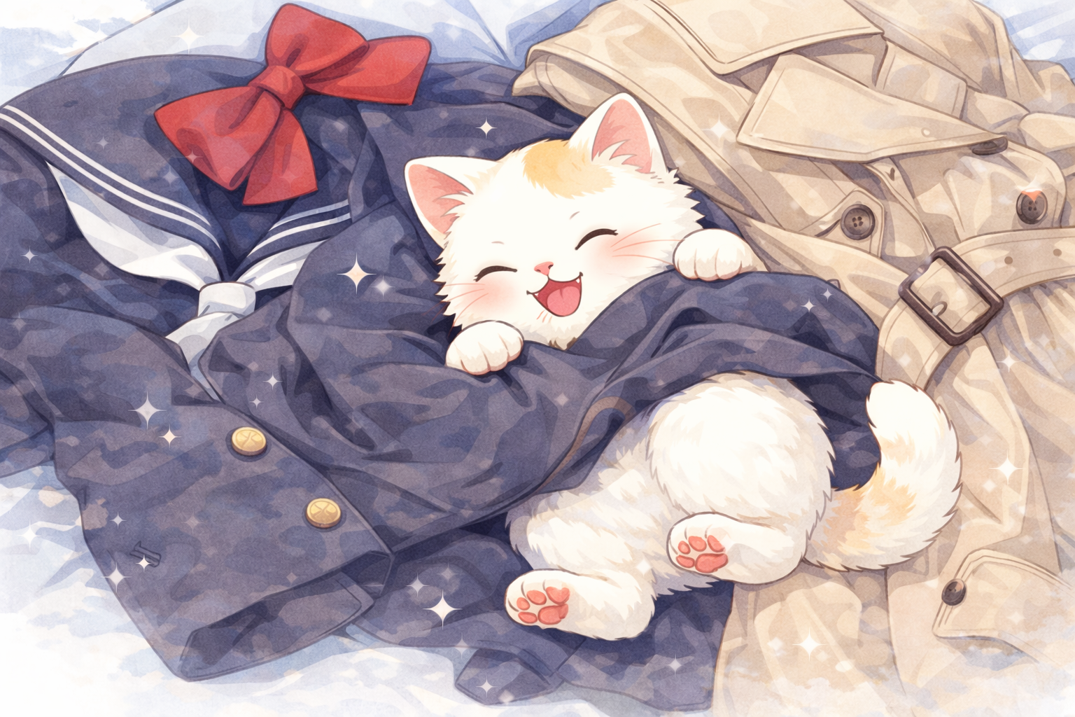 クリーニング店のおまけイラスト1